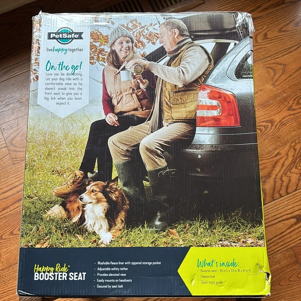 PetSafe Happy Ride Brown Booster Seat